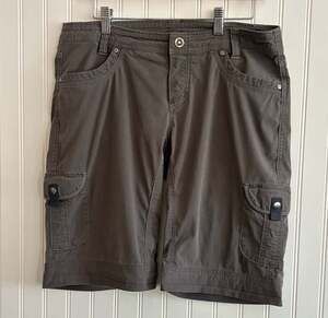 KÜHL  Womens SPLASH 11'' Cargo UPF 50 Hiking Shorts Size 10 Quick Dry Style 6084